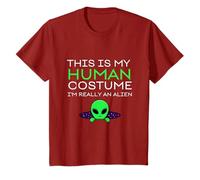 I'm Really An Alien Weird Funny This is My Human Costume T-Shirt