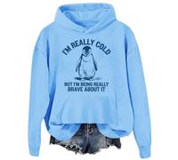 I'm Really Cold But I'm Being Really Brave About It Sweatshirt Penguin Sweatshirt For Women