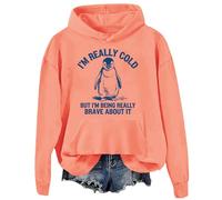 I'm Really Cold But I'm Being Really Brave About It Sweatshirt Penguin Sweatshirt For Women