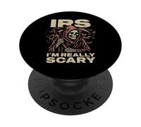 I'm Really Scary IRS Special Agent Grim Reaper Death Angel PopSockets Adhesive PopGrip