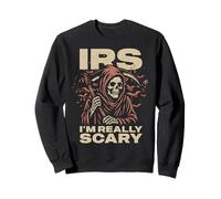 I'm Really Scary IRS Special Agent Grim Reaper Death Angel Sweatshirt