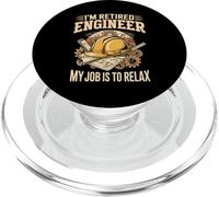I'm Retired Engineer My Job Is To Relax Today PopSockets PopGrip for MagSafe