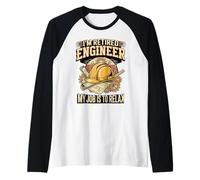 I'm Retired Engineer My Job is to Relax Today Raglan Baseball Tee