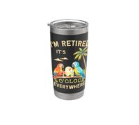 I'm Retired - It's 5 o'clock Everywhere - 5 Oclock Somewhere Stainless Steel Insulated Tumbler