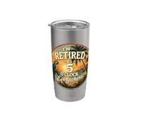 I'm Retired - It's 5 o'clock Everywhere - 5 Oclock Somewhere Stainless Steel Insulated Tumbler