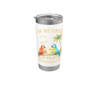 I'm Retired - It's 5 o'clock Everywhere - 5 Oclock Somewhere Stainless Steel Insulated Tumbler