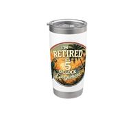 I'm Retired - It's 5 o'clock Everywhere - 5 Oclock Somewhere Stainless Steel Insulated Tumbler