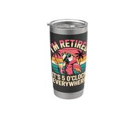 Im Retired Its 5 Oclock Everywhere Parrot Stainless Steel Insulated Tumbler