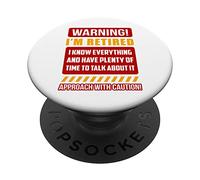 I'm Retired Leave Me Alone Funny Retirement Freedom Retired PopSockets Adhesive PopGrip