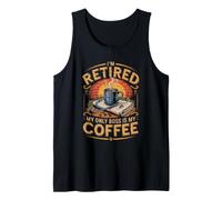 I'm Retired My Only Boss is My Coffee Registered Nurse RN Tank Top