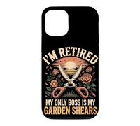 I'm Retired My Only Boss Is My Garden Shears Florist Case for iPhone 12/12 Pro