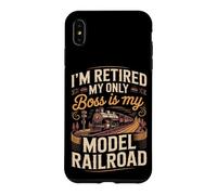 I'm Retired My Only Boss Is My Models Building Scale Diorama Case for iPhone XS Max