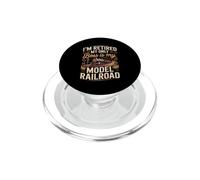I'm Retired My Only Boss Is My Models Building Scale Diorama PopSockets PopGrip for MagSafe