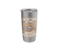 I'm Retired My Only Boss is My Models Building Scale Diorama Stainless Steel Insulated Tumbler