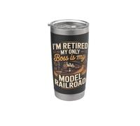 I'm Retired My Only Boss is My Models Building Scale Diorama Stainless Steel Insulated Tumbler