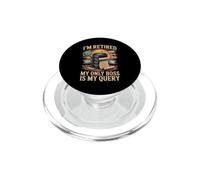 I'm Retired My Only Boss Is My Query Database SQL PopSockets PopGrip for MagSafe