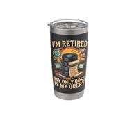 I'm Retired My Only Boss is My Query Database SQL Stainless Steel Insulated Tumbler