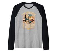 I'm Retired My Only Boss is the Wall Rock Climbing Climber Raglan Baseball Tee