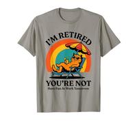I'm Retired You're Not Funn Retirement Office Cat Vacation T-Shirt