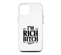I'm Rich Bitch Statement for Wealthy Attitude Lovers Case for iPhone 12/12 Pro