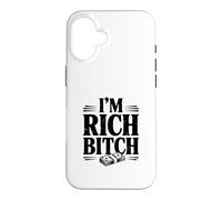 I'm Rich Bitch Statement for Wealthy Attitude Lovers Case for iPhone 16