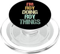 I'm Roy Doing Roy Things - Funny Saying Cool Name Roy PopSockets PopGrip for MagSafe
