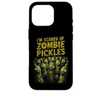 Im Scared Of Zombie Pickles Haunted Harvest Halloween Case for iPhone 16 Pro