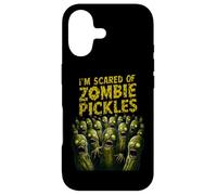 Im Scared Of Zombie Pickles Haunted Harvest Halloween Case for iPhone 17