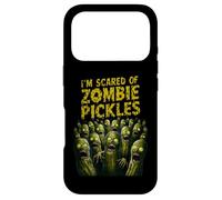 Im Scared Of Zombie Pickles Haunted Harvest Halloween Case for iPhone 17 Pro