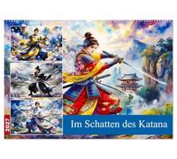 Im Schatten des Katana (Wandkalender 2027 DIN A2 quer), CALVENDO Monatskalender: Ein Jahr im Zeichen von Ehre und Disziplin.