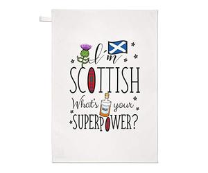 I'm Scottish What's Your Superpower Tea Towel Dish Cloth