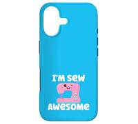 I'm Sew Awesome Funny Pun Quilting Sewing Machine Kawaii Case for iPhone 17