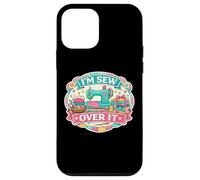 I'm Sew Over It Funny Sewing Pun Quilting Quilter Wordplay Case for iPhone 12 mini
