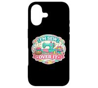 I'm Sew Over It Funny Sewing Pun Quilting Quilter Wordplay Case for iPhone 17