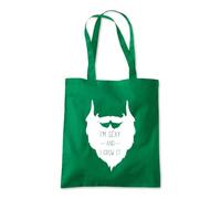 I'm Sexy and I Grow It Beard Tote Shopping Bag 10 Litres Capacity 42 x 38cm