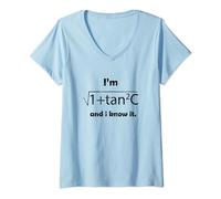 I'm Sexy Math Humor I'm Sec C And I know It Mathematics Love V-Neck T-Shirt