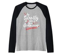 I'm Silently Correcting Your Grammar Funny Sarcastic Teacher Raglan Baseball Tee