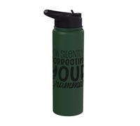 I'm Silently Correcting Your Grammar Stainless Steel Insulated Water Bottle