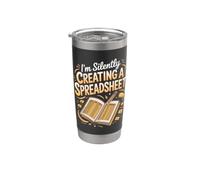 I'm Silently Creating a Spreadsheet Data Scientist Stainless Steel Insulated Tumbler