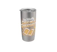 I'm Silently Creating a Spreadsheet Data Scientist Stainless Steel Insulated Tumbler