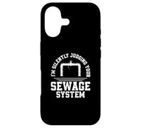 I'm Silently Judging Funny Sewage System Wastewater Engineer Case for iPhone 17