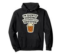 I'm Silently Judging You Pumpkin Spice Obsession Funny Quote Pullover Hoodie