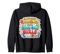 I'm Silently Judging Your Board Game Skills Funny Boardgame Zip Hoodie