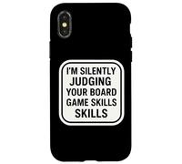 I'm Silently Judging Your Boardgame Skills Tabletop Game Fan Case for iPhone X/XS