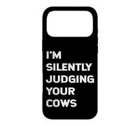 I'm Silently Judging Your Cows Farmer Beef Cattle Farming Case for iPhone 17 Pro Max