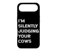 I'm Silently Judging Your Cows Farmer Beef Cattle Farming Case for iPhone Air