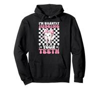 I'm Silently Judging Your Teeth Dentist Dental Assistant Pullover Hoodie