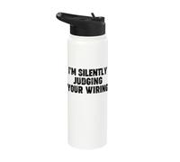 I'm Silently Judging Your Wiring Stainless Steel Insulated Water Bottle