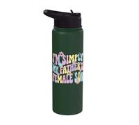 I'm Simply My Father's Female Son Stainless Steel Insulated Water Bottle