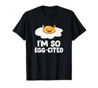 I'm So Egg-Cited Breakfast Eggs Fried Egg T-Shirt